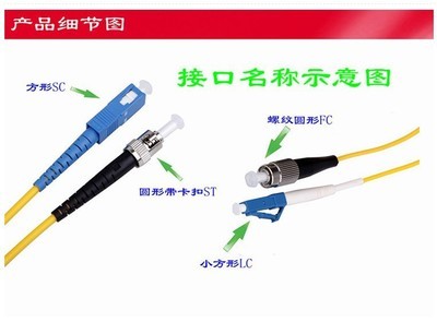 光忆通信FSC-103 FC-FC单芯光纤跳线 品质定制，连接未来